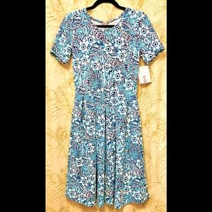 💙💜🤍 Lularoe Amelia dress 💙💜🤍